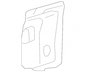 Blind spot indicator for the right side mirror of the Audi A6 C8 19-25