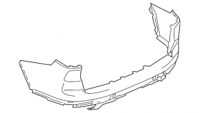 Rear bumper bare BMW X7 G07 19-22