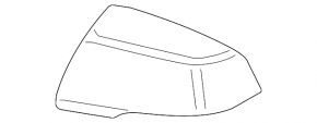 BMW X1 F48 16-22 Left Side Mirror Cover Upper