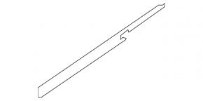 Glass seal inner door rear right BMW X7 G07 19-