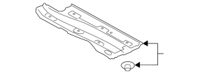 Right underbody protection VW Jetta 19- dent