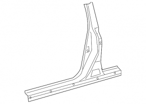 Left center pillar for Lexus RX300 RX330 RX350 RX400H 04-09