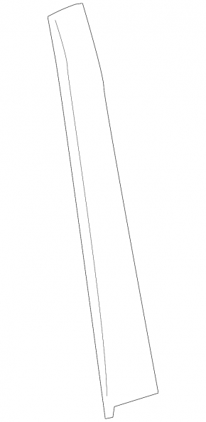 Door trim side rear right Toyota Sienna 11-20