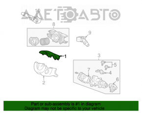 Honda Civic 4D 06-09 Steering Column Bezel