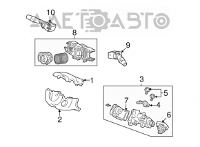 Honda Civic 4D 06-09 Steering Column Bezel