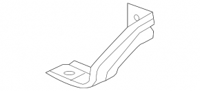 Air conditioner radiator bracket left Acura ILX 13- metal