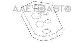 Flange of cooling system of battery VVB Audi Q5 8R 13-16 hybrid