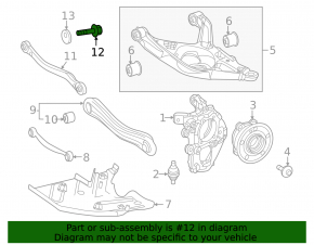 Bolt camber Mercedes W167 GLE 350 450 20-23 78mm