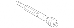 Steering rod left Mazda3 2.3 03-08