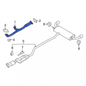 Ford Edge 15-18 3.5 Intake Pipe