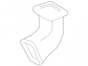 Right VVB cooling duct for Toyota Rav4 16-18 hybrid from VVB, second
