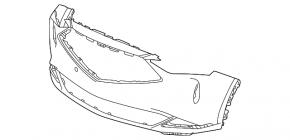 Acura MDX 2021-25 2022-24 bare front bumper