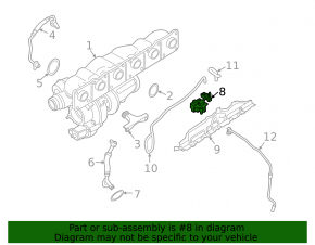 Boost pressure valve BMW 5 GT F07 10-17