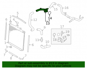 Thermostat housing Lexus RX450h 16-22