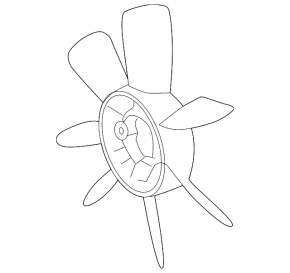 Toyota 4Runner 10-24 Cooling Fan Impeller