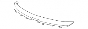 Upper radiator grille trim grill Chevrolet Malibu 14-15 rest