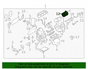 Nissan Rogue Sport 17-22 heater fan motor