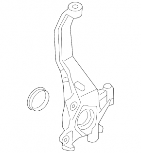 Front left axle Volvo V90 17-22 usa AWD