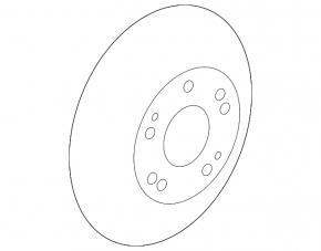 Rear left brake disc Honda CRZ 11-15