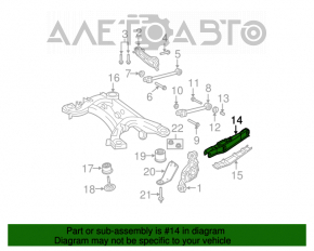 Lower rear left control arm for Chrysler 200 11-14