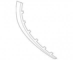 Decorative trim front left door BMW 3 F30 12-18 wood Braun, scratch