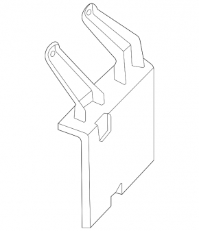 Trunk block bracket left BMW X5 G05 19-23