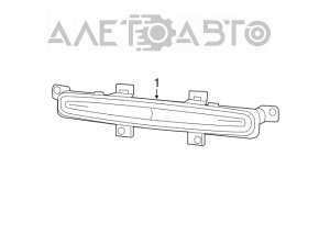 Brake light Chrysler 200 11-14