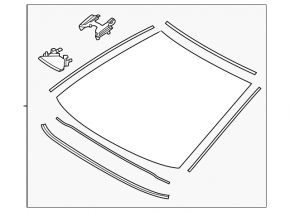 Toyota Camry 25-26 Windshield