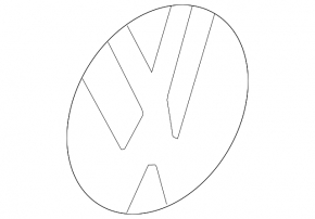 SEL Emblem Trunk Lid VW Passat b8 16-19 USA