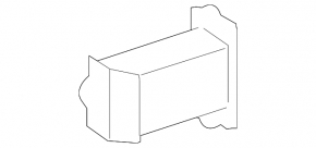 Front Bumper Reinforcement Fang Left Lexus LS460 LS600h 07-12