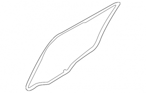 Mitsubishi Galant 04-12 rear right door glass