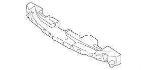 Mitsubishi Outlander 10-13 Front Bumper Absorber