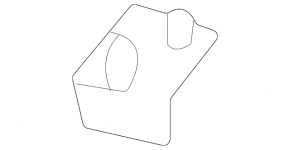 Mitsubishi Outlander 22-25 Hood Support Latch Bracket