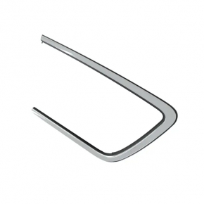 Chrysler Pacifica 20-24 rear left window molding, chrome, worn, scratches