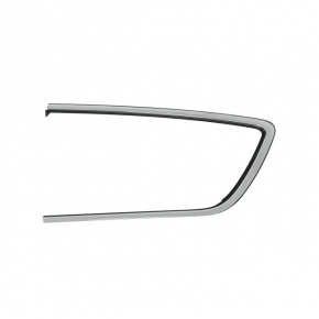 Chrysler Pacifica 20-24 rear left window molding, chrome, worn, scratches