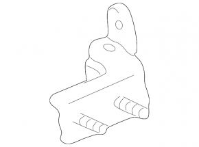 Lower rear left door hinge for Lexus RX300 98-03