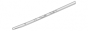 Molding door-glass central rear left Toyota Prius 50 Prime 17-22