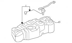 Fuel tank for Toyota Sequoia 08-16