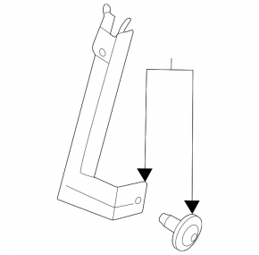Front right door glass guide Nissan Rogue 21-24 short