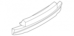 Infiniti FX35 FX45 03-08 Rear Bumper Absorber