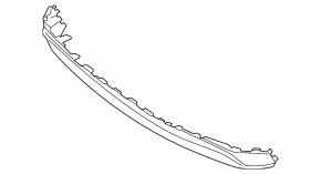 Lower rear bumper trim Hyundai Sonata 18-19 hybrid