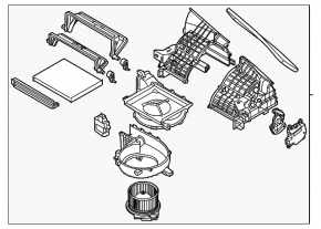 The stove body is bare ventilation Kia Niro 23-26 EV