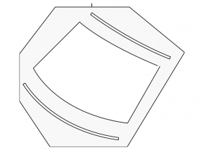 Porsche Cayenne 19-26 windshield for camera