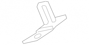Trunk door lock bracket Mercedes X247 GLB 20-26