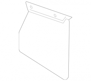 Mudguard rear left G-class W463 G550 19-24 type 1