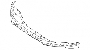 Front Bumper Lip Ford Escape MK3 13-16 prerest