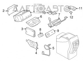 Ford C-max MK2 13-18 Audio Amplifier Bracket