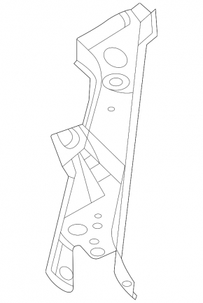 Right eyelash TV bracket for Nissan Rogue 2021-2026