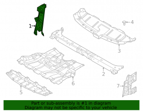 Right eyelash TV bracket for Nissan Rogue 2021-2026