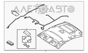 Headlining Mazda 6 18-21 without sunroof
